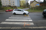 Dopravní nehoda v Jablonci nad Nisou, při které došlo ke střetu vozidla s chodcem