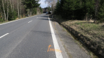 Nehoda motocyklisty na silnici mezi obcemi Držkov a Loužnice