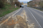 Nehoda motocyklu a osobního auta v Lučanech nad Nisou