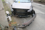 Nehoda vozidla Hyundai i30 v Nové Vsi nad Nisou