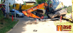 Srážka osobního vlaku s bagrem na nákladním autě ve Stráži nad Nisou