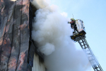 V Tanvaldě hoří budova bývalého penzionu