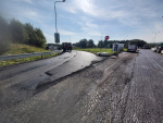 Na průtahu Libercem na silnici I/35 pokládají litý asfalt