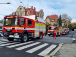 Taktické cvičení složek IZS v areálu Střední školy řemesel a služeb v Jablonci nad Nisou