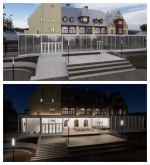 Vizualizace rekonstrukce libereckého kulturního centra Lidové sady