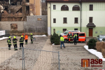 Zřítila se část budovy v areálu bývalé Textilany Liberec