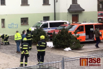 Zřícení části budovy na pozemku bývalé Textilany v Liberci