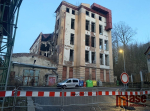 Zřítila se část budovy v areálu bývalé Textilany Liberec