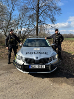 Hlídka krajských policistů