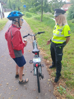 Preventivní policejní akce na cyklostezkách v Chrastavě a Železném Brodě