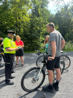 Preventivní policejní akce na cyklostezkách v Chrastavě a Železném Brodě
