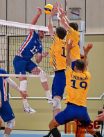 Volejbalové mezistátní utkání Česko - Švédsko 3:1
