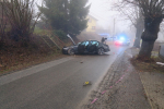 Dopravní nehoda ve Velkých Hamrech řidiče, který ujížděl před policisty