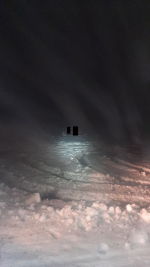 Autem rozjezdil připravenou lyžařskou trať v Josefově Dole