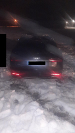 Autem rozjezdil připravenou lyžařskou trať v Josefově Dole