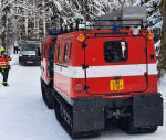 Vyproštění autobusu a zajištění náhradní dopravy dětí v Janově nad Nisou