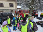 Vyproštění autobusu a zajištění náhradní dopravy dětí v Janově nad Nisou