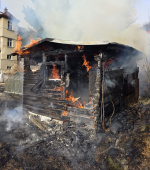 Požár kůlny v Jablonci nad Nisou