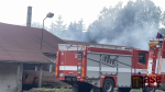 Požár v objektu bývalé pily v Krásné - Pěnčíně